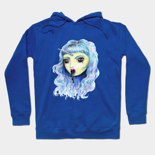 Spooky Unicornia Hoodie by brettisagirl